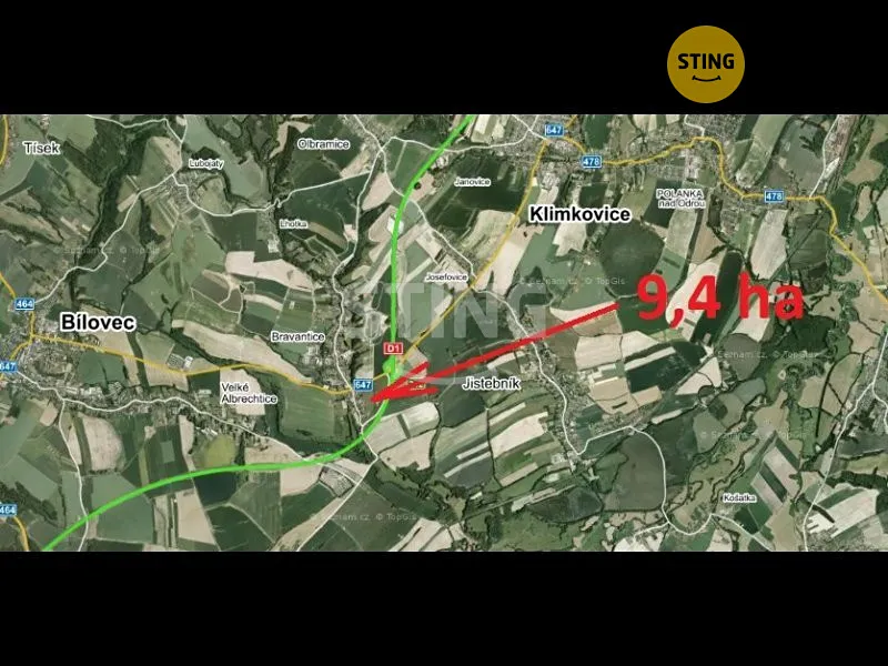 Prodej komerčního pozemku 50000 m²